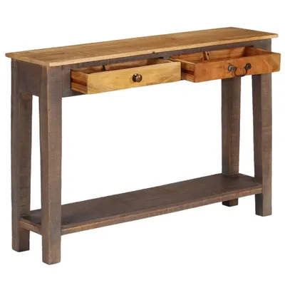 Immagine prodotto di Tavolino da Salotto in Legno Massello Vintage 118x30x80 cm