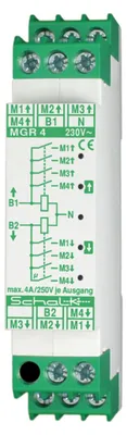 Image de Relais groupe moteur pour 4 moteurs, 230V AC - Relais aveugle d'isolation 4A MGR 4