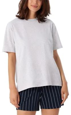 Produktbild von Schiesser Damen Schlafshirt Kurzarm Baumwolle - Mix + Relax