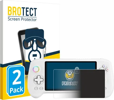 Produktbild von 2x BROTECT Sichtschutzfolie für Anbernic RG556 Anti-Spy Privacy Sichtschutz Blickschutz Folie Blaulicht-Schutz