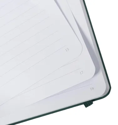 Produktbild von Notizbuch Hardcover, 320 Seiten, 100 g/m² Papier, liniert, für Schule und Büro