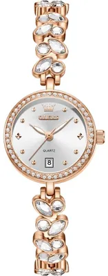 Produktbild von Elegante Damen Uhr OLEVS ML-41509 in Silber/Roségold - Stilvolles Accessoire KP41509