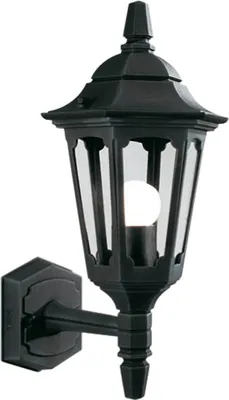 Produktbild von Elstead Parish Außen-Wandleuchte E27 UP Schwarz IP44, UK