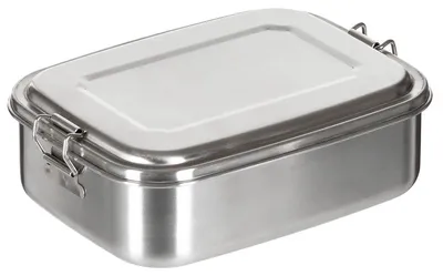 Immagine prodotto di FoxOutdoor Lunchbox, Edelstahl, circa 18 x 14 x 6,5 cm