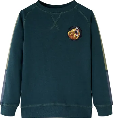 Produktbild von Kinder-Sweatshirt Moosgrün 116