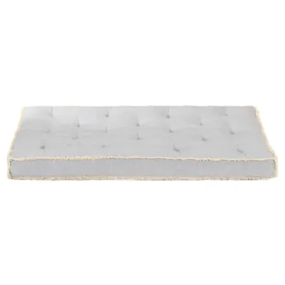 Image de vidaXL Coussin pour canapé-palette Gris 120x80x10 cm