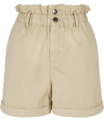 Produktbild von Urban Classics Ladies - Paperbag Shorts softseagrass - W29