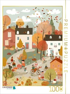 Produktbild von CALVENDO Puzzle Bunter Oktober | 1000 Teile Lege-Größe 64x48cm Foto-Puzzle für glückliche Stunden