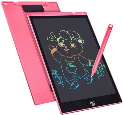 Immagine prodotto di Tastiera elettronica per bambini con ampio schermo LCD e funzione di scorrimento, colore rosa