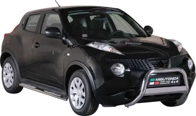 Immagine prodotto di Minigonne laterali in acciaio inox per Nissan Juke F15 2010-2019 argento