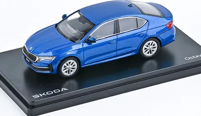 Obrázok produktu pre Abrex ABR143AB-048KD – Škoda Octavia IV FL v mierke 1:43, modrá, 2024 –
