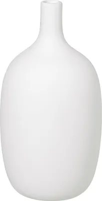 Immagine prodotto di blomus CEOLA vaso bianco in cinque diverse forme e dimensioni, selezione:Vaso CEOLA 21 cm Ø 11 cm