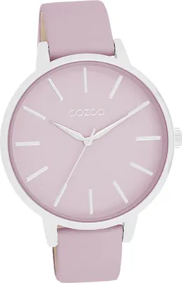 Produktbild von Oozoo Leder Damen Uhr Analog Quarzuhr Armband pastell-lila Timepieces D2UOC11361
