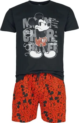 Produktbild von Mickey Mouse Schlafanzug Herren Mickey Mouse multicolor 3XL