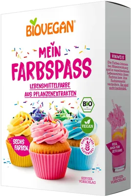 Image de BIOVEGAN Colorant alimentaire bio « Mein Farbspass » 7 x 6 x 8 g