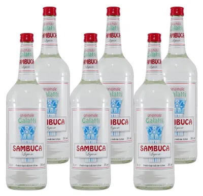 Produktbild von Galatti Sambuca Anislikör  (6 x 1,0L)