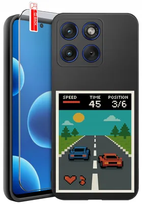 Immagine prodotto di Custodia per Motorola Edge 70 | Modelli | Custodia in silicone opaco + vetro 9H