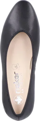 Produktbild von Rieker Damen Pumps mit runder Zehenform und Blockabsatz 44650, Größe:37 EU, Farbe:Schwarz
