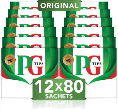 Produktbild von PG Tips - Original Schwarztee - 12 x 80 Teebeutel