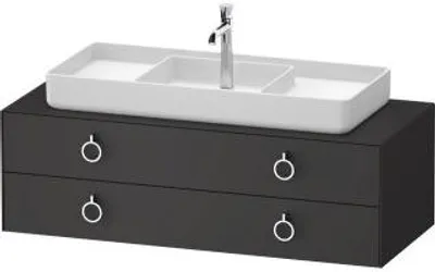 Produktbild von DURAVIT WT4992M58580000 Konsolen-WTU wandh. White Tulip 550x1