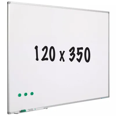 Zdjęcie produktu dla Tablica Kelley - Stal lakierowana - Magnetyczna - Biała - 120x350cm