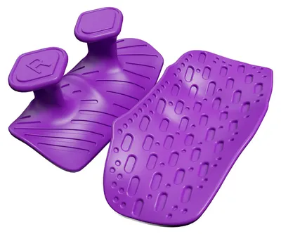 Produktbild von Paar rutschfeste Silikon-Trainingsgriffe für 2 Finger, geeignet für Männer und Frauen, Handflächenschutz, Gewichtheben, Kurzhanteln, Kreuzheben, Klimmzüge, Fitnessstudio, Training, fingerlose Handschuhe