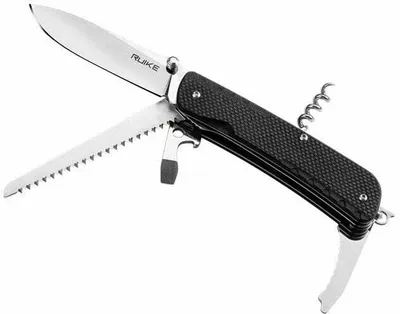 Immagine prodotto di Ruike LD32-B coltello tascabile multifunzione, nero