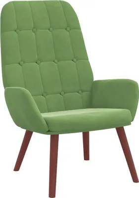Productafbeelding van Relaxfauteuil, lichtgroen, fluweel