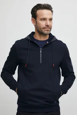 Produktbild von FQ1924 FQFjell Herren Kapuzenpullover Hoodie Pullover mit Kapuze und Reißverschluss