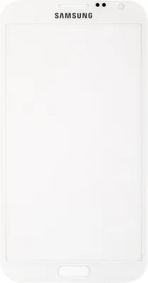 Produktbild von Bildschirm + Leim für Samsung Galaxy Note 2 N7100 & N7105 - weiß