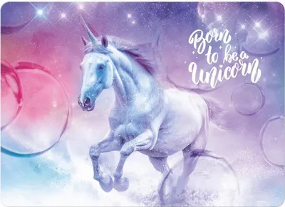 Image de Bloc de papier plastifié Licorne 15 DERFORM