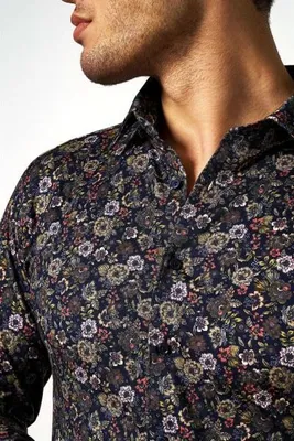Immagine prodotto di Camicia casual da uomo a maniche lunghe Crest