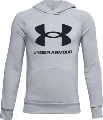 Produktbild von Under Armour Rival Fleece Hoodie-Grau 1357585-011__YXS