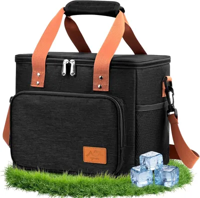 Obrázok produktu pre Chladiaca taška 18.6 l, 31x24x25 cm, nepresakujúca, nastaviteľné ramenné popruhy, pre kempovanie