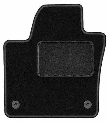 Produktbild von Fahrermatte Velours für Volkswagen Sharan II 2010- (Minivan) – 1-tlg, Schwarz, passgenau – Wielganizator LUX – Ausführung W0023