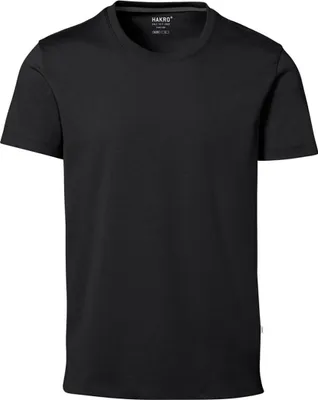 Produktbild von HAKRO Baumwolle Tec T-Shirt Herren #269 Gr. XL schwarz