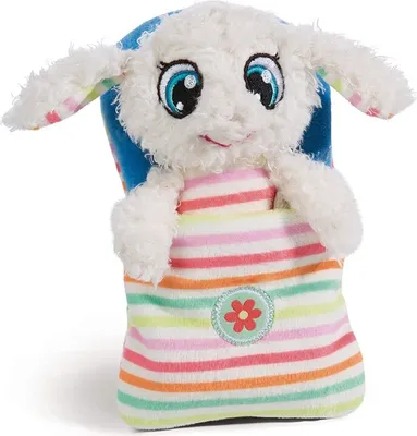 Produktbild von NICI Plüsch Schaf Jolala schlafend im Bettchen 14cm