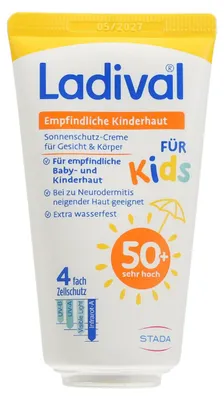 Produktbild von LADIVAL empfindliche Kinderhaut Creme LSF 50+ 50ml PZN 19362711