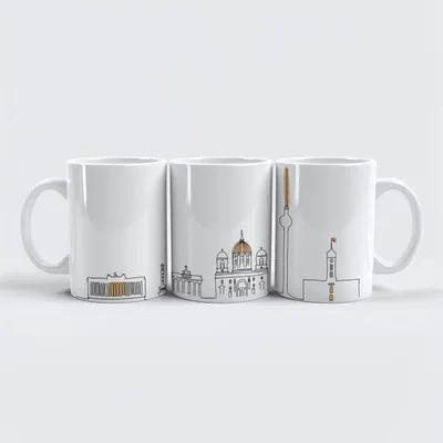 Produktbild von raxxa Premium-Tasse "Skyline Berlin"