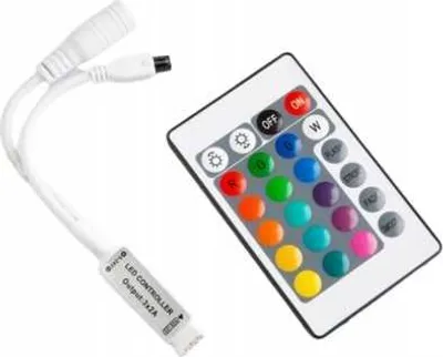 Produktbild von RGB-LED-Controller mit IR-Fernbedienung, 72 W