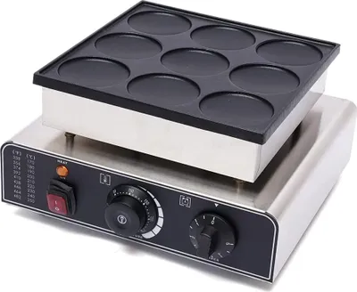 Produktbild von Waffeleisen  Antihaft Waffelautomat Waffelmaker  Waffelmaschine 900W Pfannkuchen  Maschine Pancake Maker   für 9 Waffeln