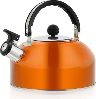 Produktbild von 3L langlebige Pfeifflasche aus Edelstahl für Camping Leichter Wasserkocher Campingausflug Wandern Kochen Grillfest