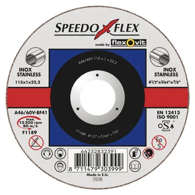 Image de Disque à Tronçonner Flexovit 230mm Découpe Rapide Et Précise Des Métaux - Flexovit