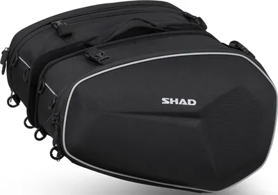 Obrázek produktu pro SHAD E48 brašna pod sedlo motocyklu černá rozšiřitelná 46/58L