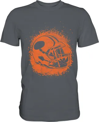 Produktbild von American Football Helm T-Shirt – Dark Grey / XL