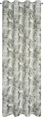 Zdjęcie produktu dla Eurofirany 460834, Przezroczysty, Beżowy, Wzór, Poliester, Oczko, 190 g/m²