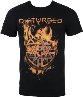 Image de Disturbed - T-shirt "Burning Belief" pour homme/femme unie RO6774 (L) (Noir)