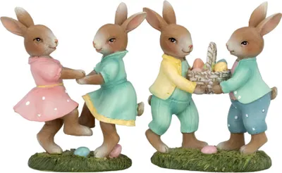 Produktbild von Hasen-Paare "tanzende Kinder"