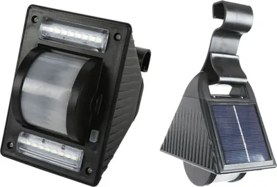 Image de Lampe de gouttière solaire à LED Lampe de jardin solaire Lampe de clôture Lampe extérieure