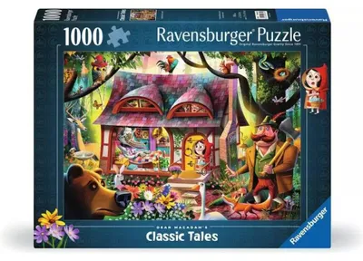 Immagine prodotto di Puzzle Ravensburger Cappuccetto Rosso e il Lupo - 1000 pezzi